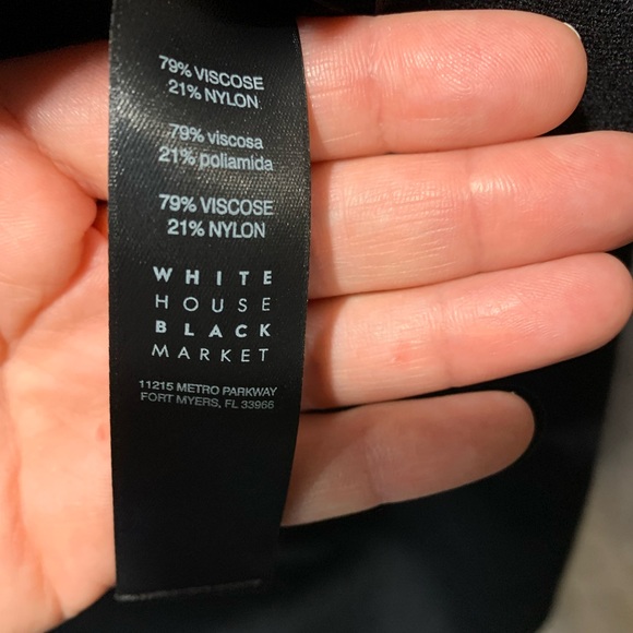 White House Black Market - Black - Long Sleeve Sweater - Gold Buttons - XS - Picture 8 of 8